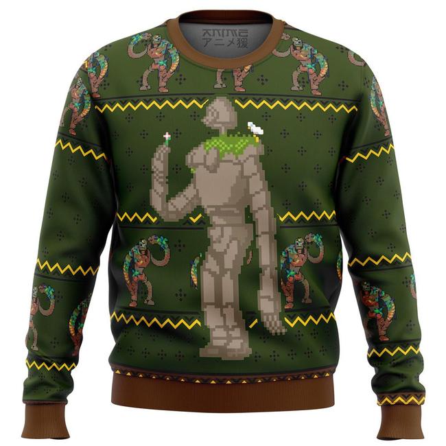 Castle In The Sky Laputan Robot Soldier Premium Ugly Christmas Sweater Amazing Gift Idea Thanksgiving Gift