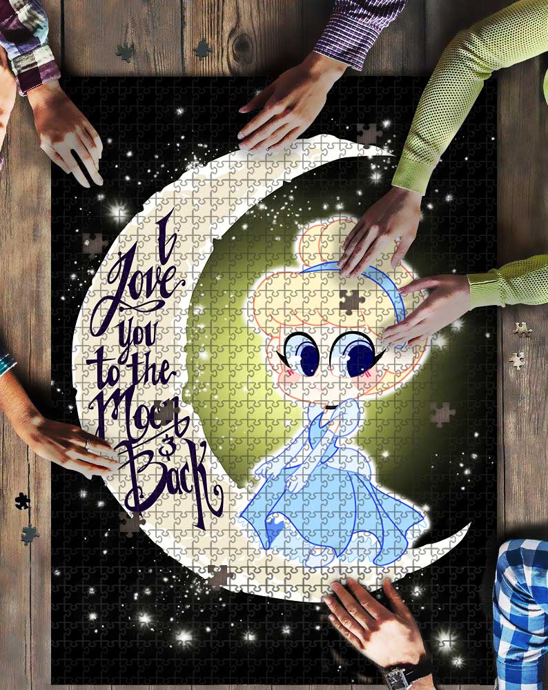 Cinderella Love To The Moon Mock Jigsaw Puzzle Kid Toys