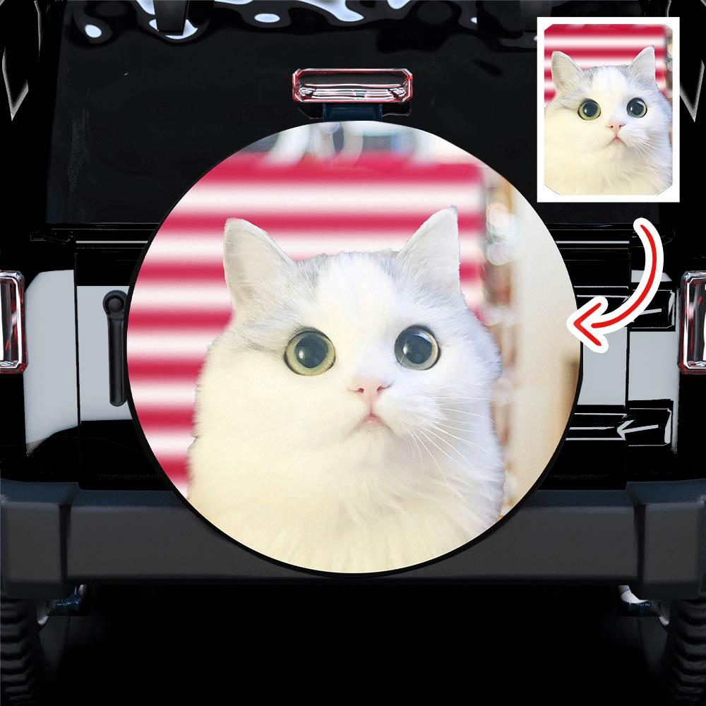 Personalized Custom Cat Funny Spare Tire Covers Gift For Campers