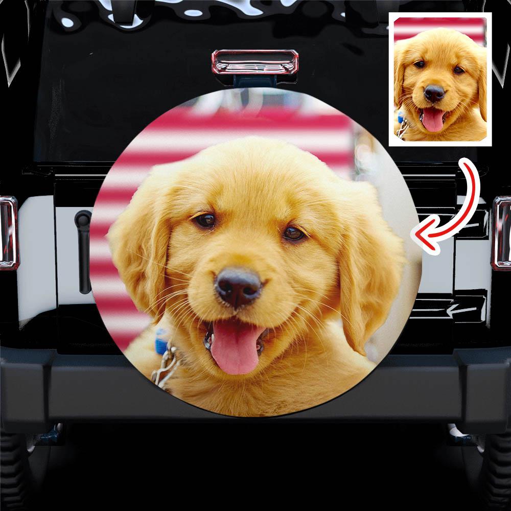 Personalized Custom Dog Funny Spare Tire Covers Gift For Campers