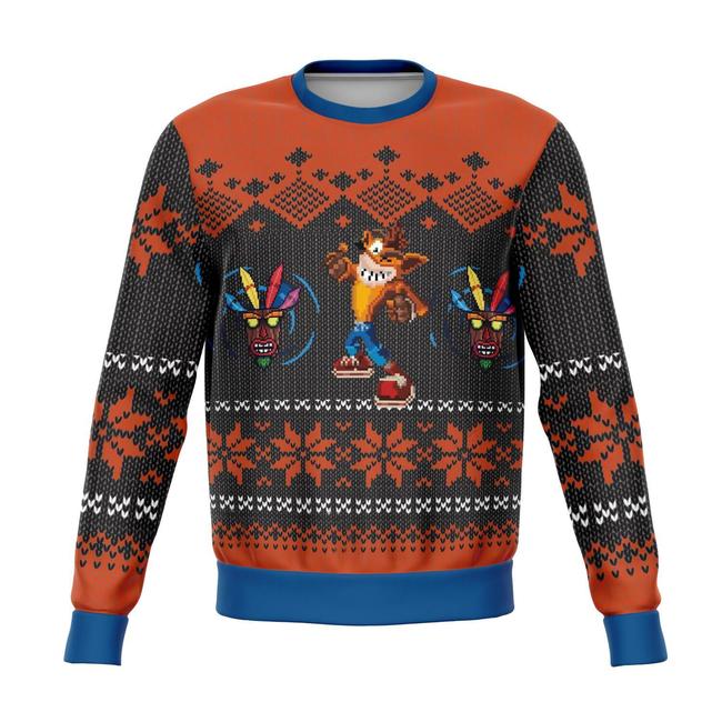 Crash Bandicoot Premium Ugly Christmas Sweater Amazing Gift Idea Thanksgiving Gift