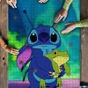 Cute-Stitch-Hug-Frog-Jigsaw Puzzle Kids Toys