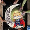 Cute Thor Love To The Moon Mock Jigsaw Puzzle Kid Toys