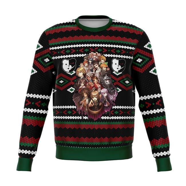 Danganronpa Premium Ugly Christmas Sweater Amazing Gift Idea Thanksgiving Gift