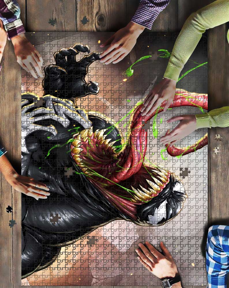 Dark Venom Mock Jigsaw Puzzle