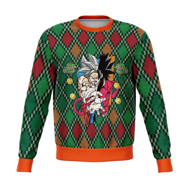 Dbz Ssj4 Goku Premium Ugly Christmas Sweater Amazing Gift Idea Thanksgiving Gift