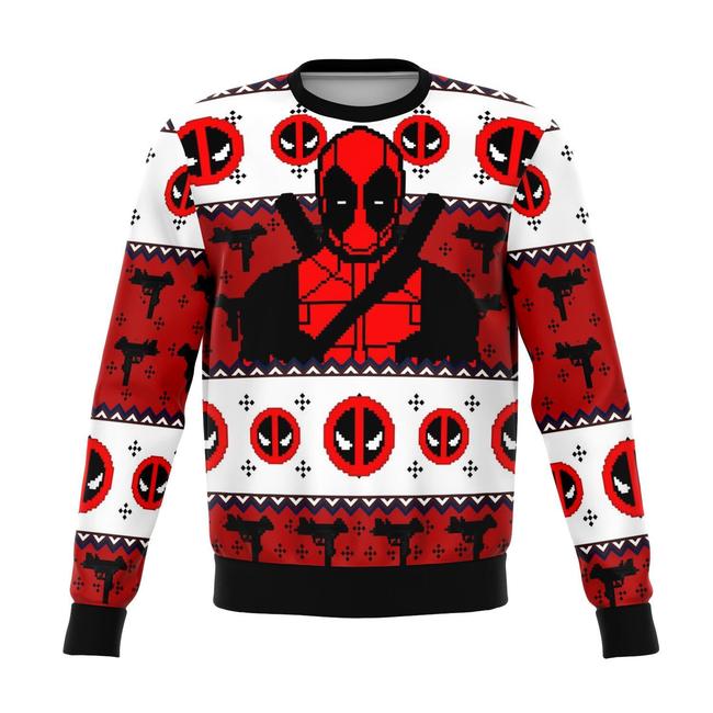 Deadpool Guy Premium Ugly Christmas Sweater Amazing Gift Idea Thanksgiving Gift