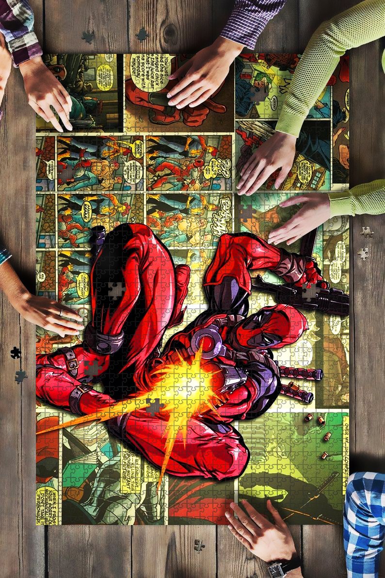 Deadpool Comicn Jigsaw Puzzle Kid Toys