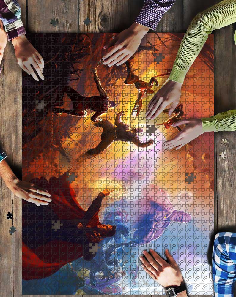 Doctor Strange Avenger Mock Jigsaw Puzzle