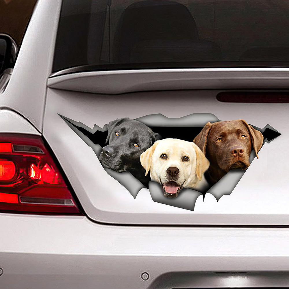 Best Dog Car Decal, Car Decoration Car 3D Stickers Decal Car Accessories Car Decoration Amazing Gift Idea