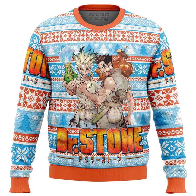 Dr. Stone Alt Premium Ugly Christmas Sweater Amazing Gift Idea Thanksgiving Gift