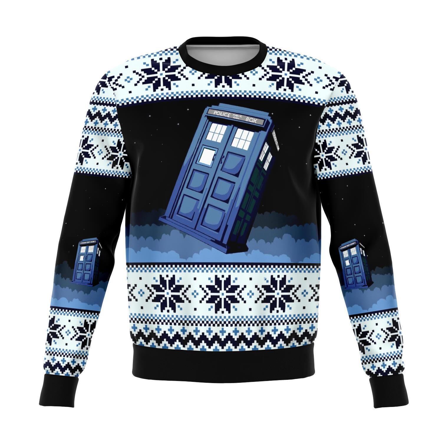 Dr. Who Premium Ugly Christmas Sweater Amazing Gift Idea Thanksgiving Gift