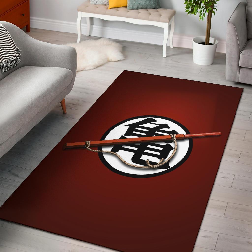 Dragon Ball Kame Logo Area Rug Carpet