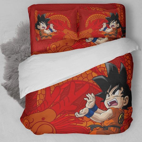 Dragon Ball Songoku Kid Bedding Set