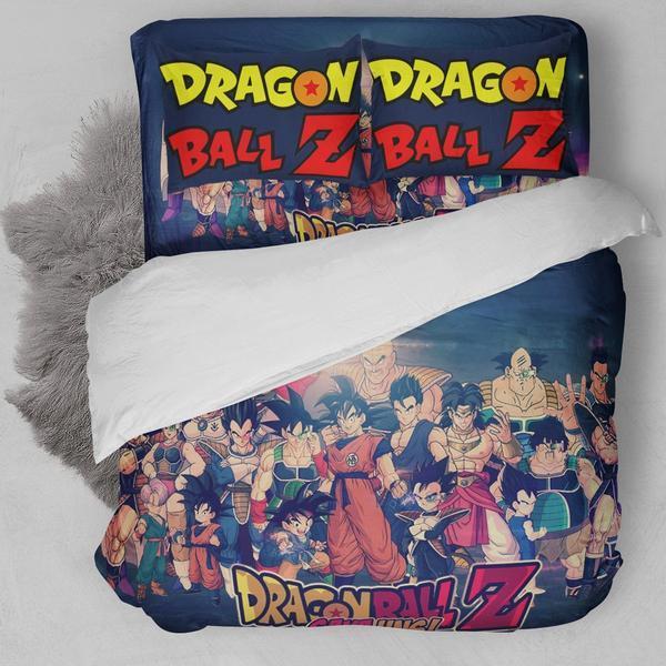 Dragon Ball Z Dark Blue Bedding Set