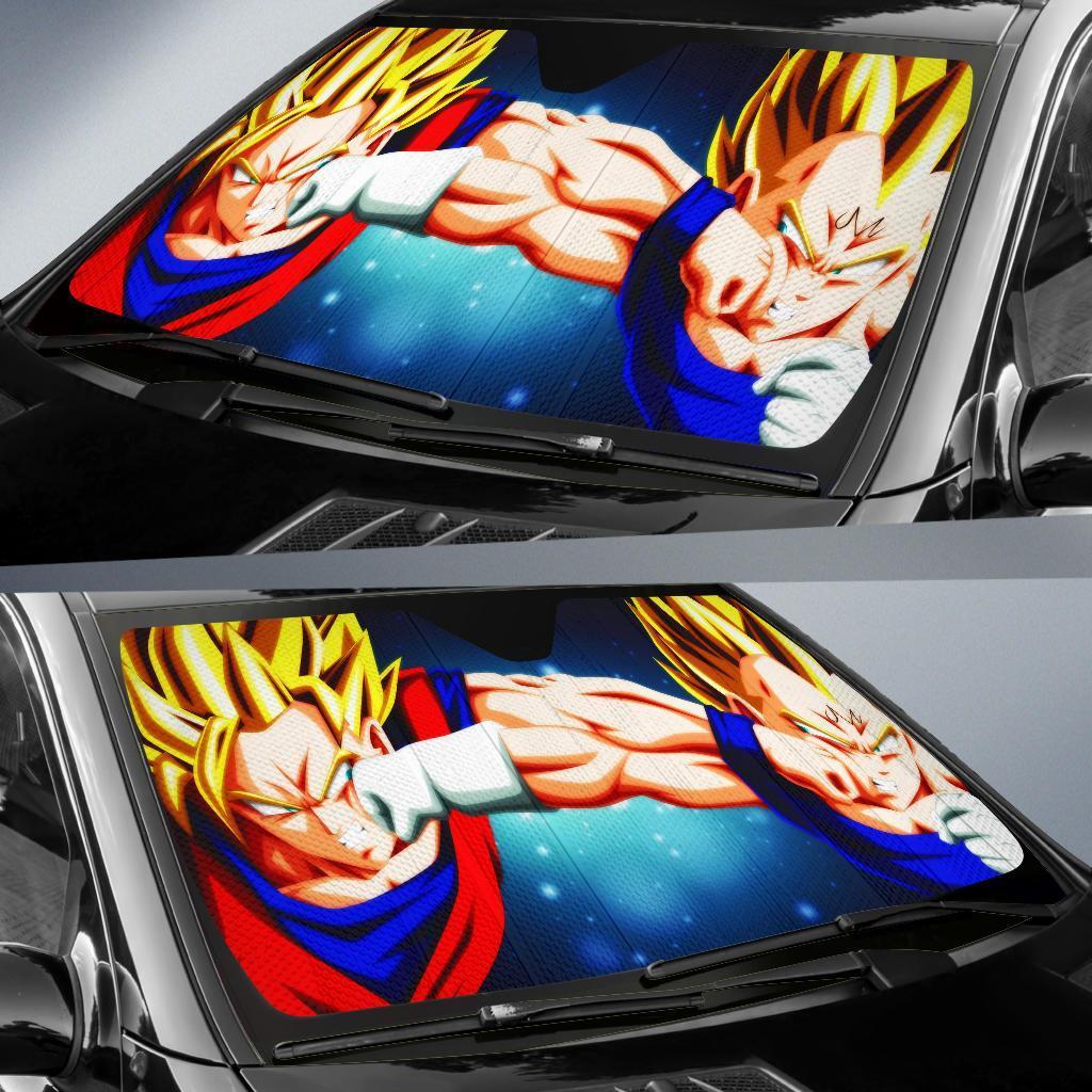 Dragon Ball Z Goku And Vegeta Car Shade Amazing Best Gift Ideas 2022