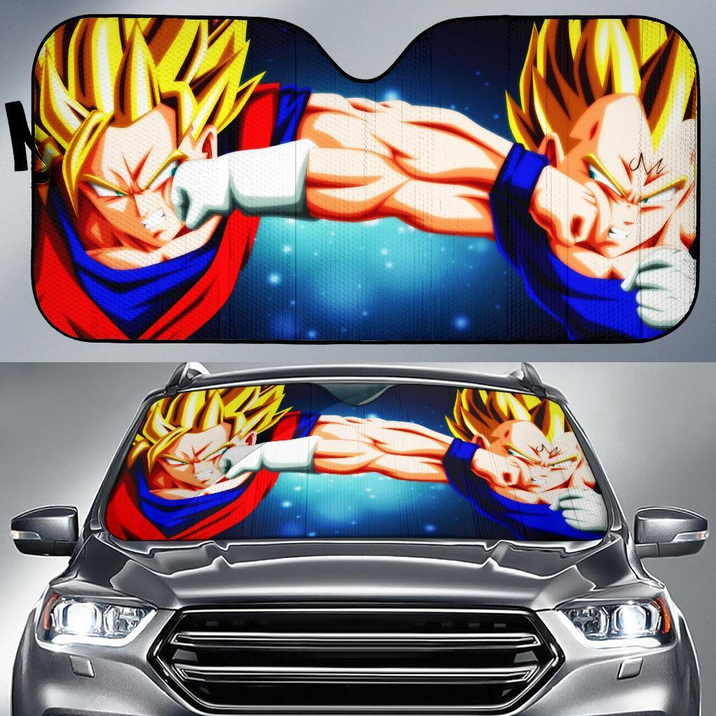 Dragon Ball Z Goku And Vegeta Car Shade Amazing Best Gift Ideas 2022