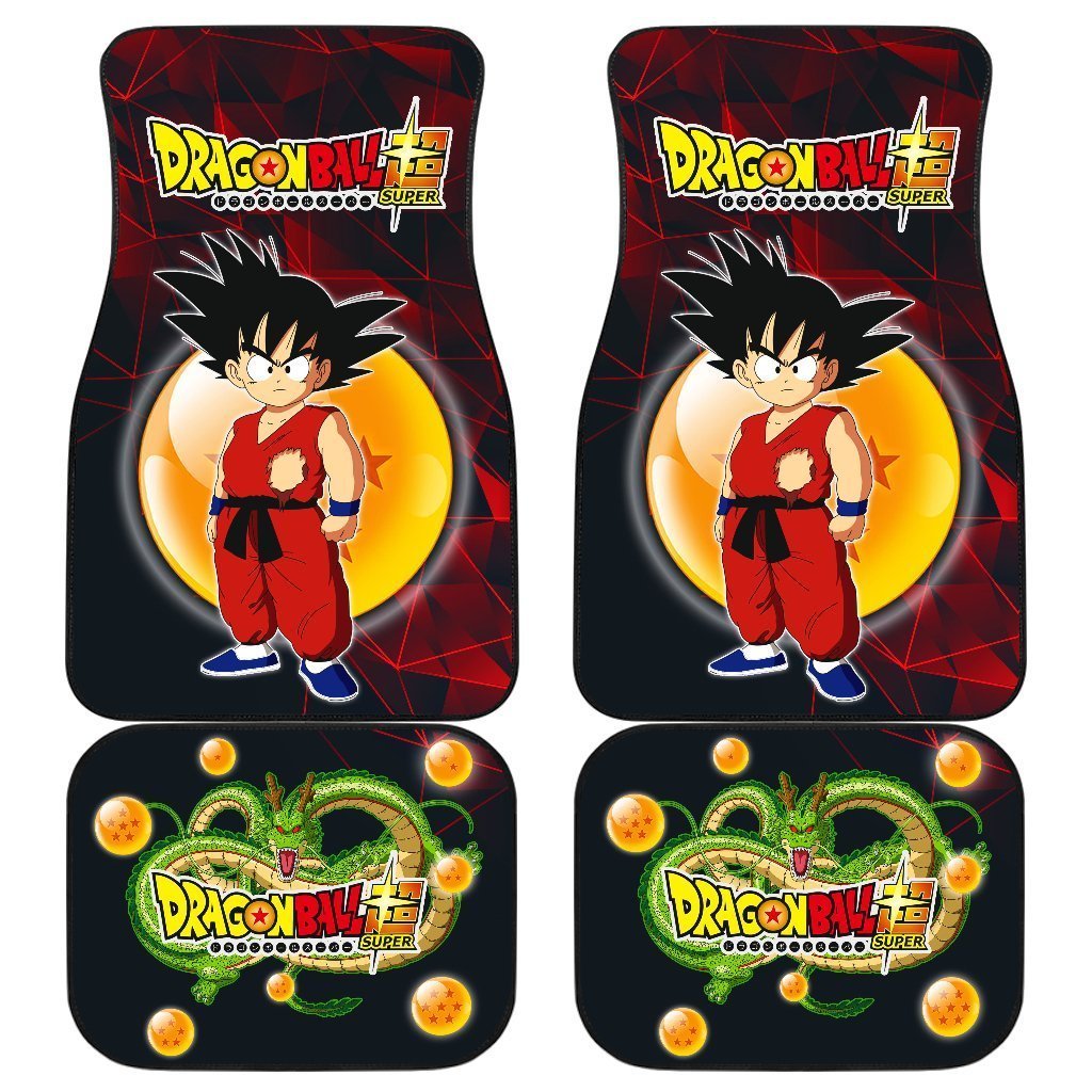 Dragon Ball Z Kid Goku Car Flor Mats