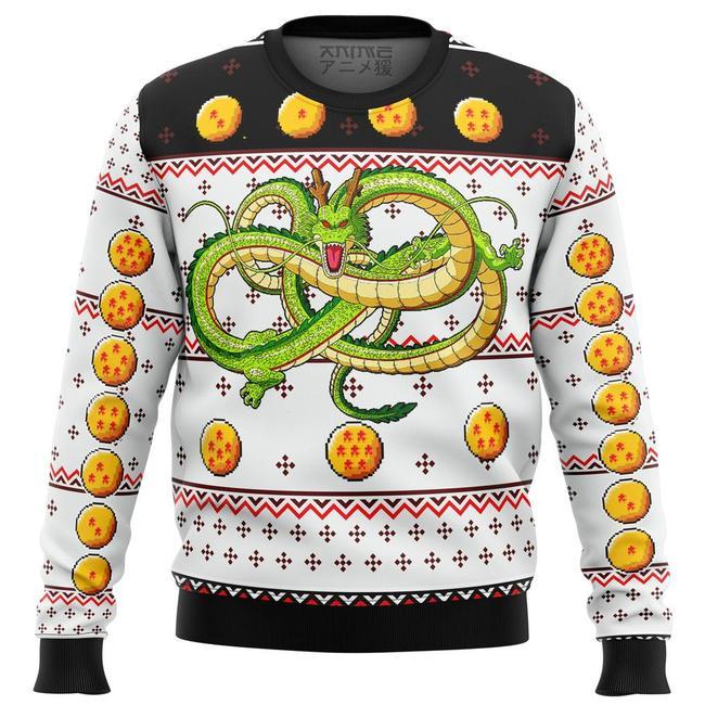 Dragon Ball Z Shenron Premium Ugly Christmas Sweater Amazing Gift Idea Thanksgiving Gift