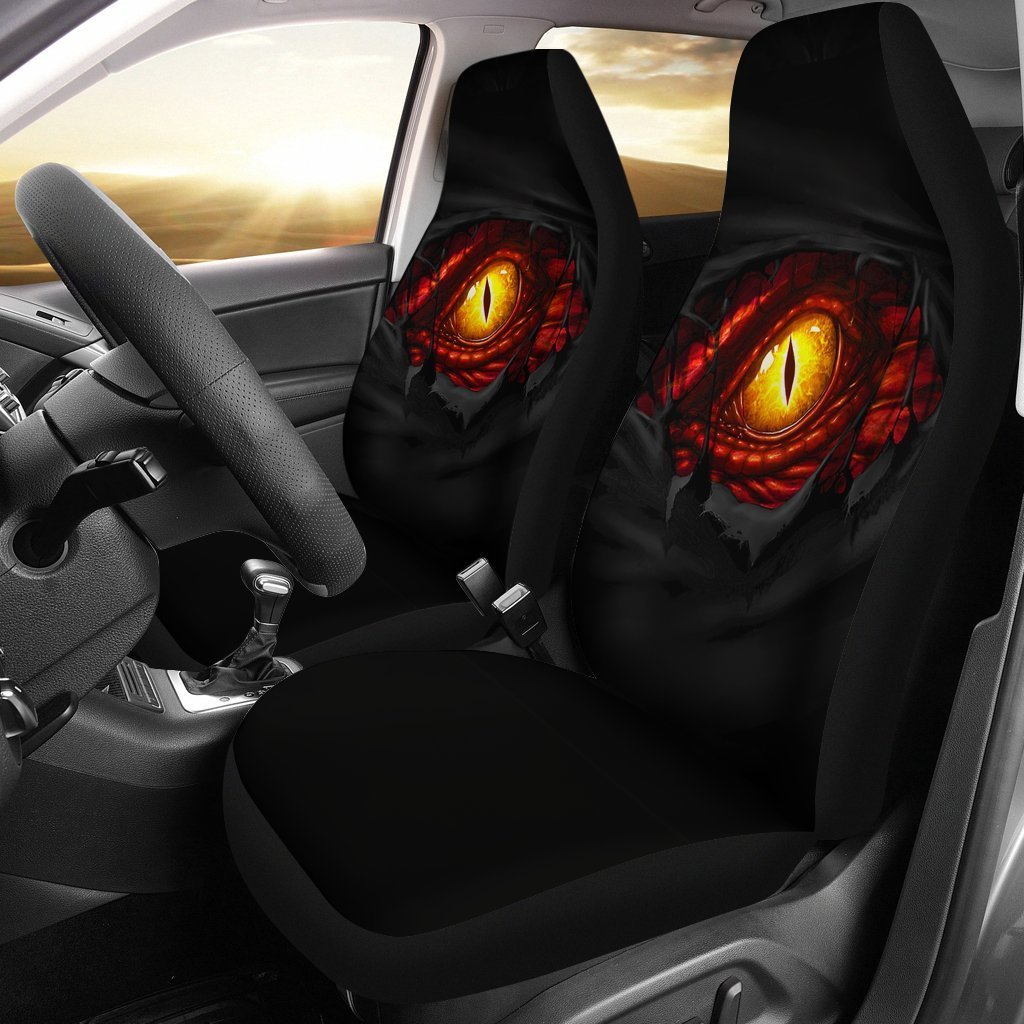 Dragon Eyes 3D Car Seat Covers