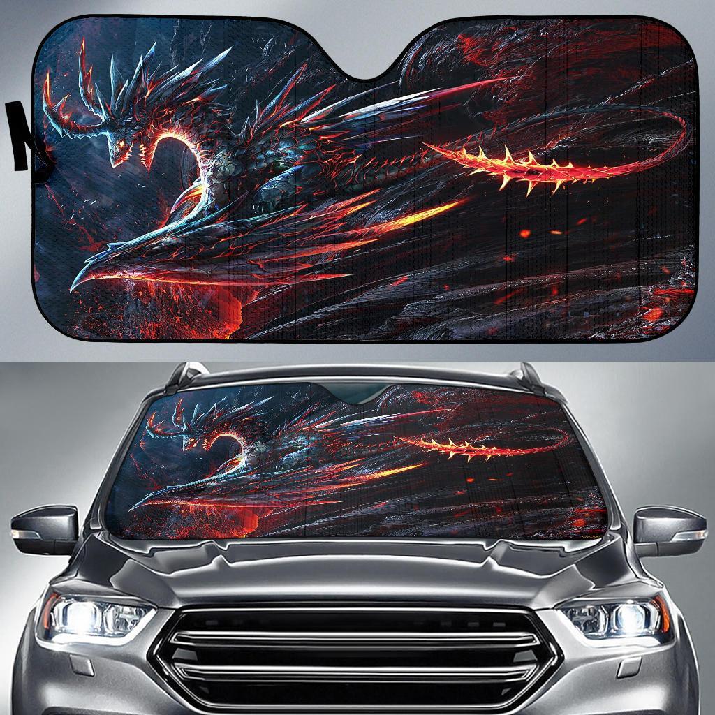 Dragon Fire Car Sun Shade Gift Ideas 2022