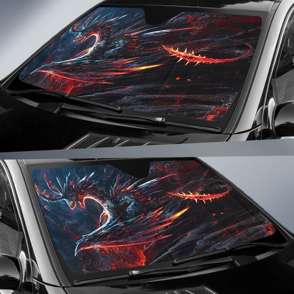 Dragon Fire Car Sun Shade Gift Ideas 2022