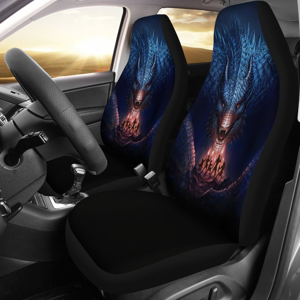 Dragon Vs Human Car Seat Covers