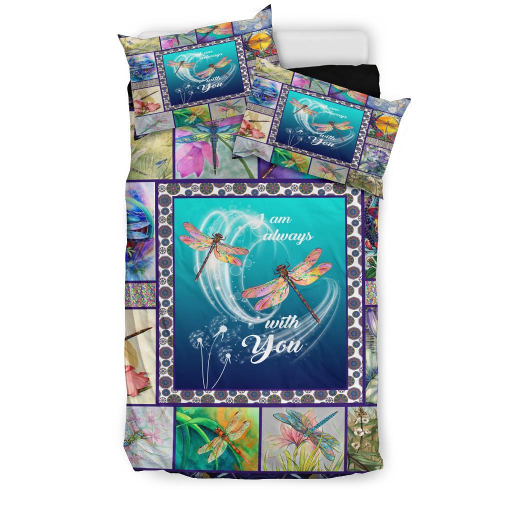 Dragonfly Quilt Bedding Duvet Cover And Pillowcase Set