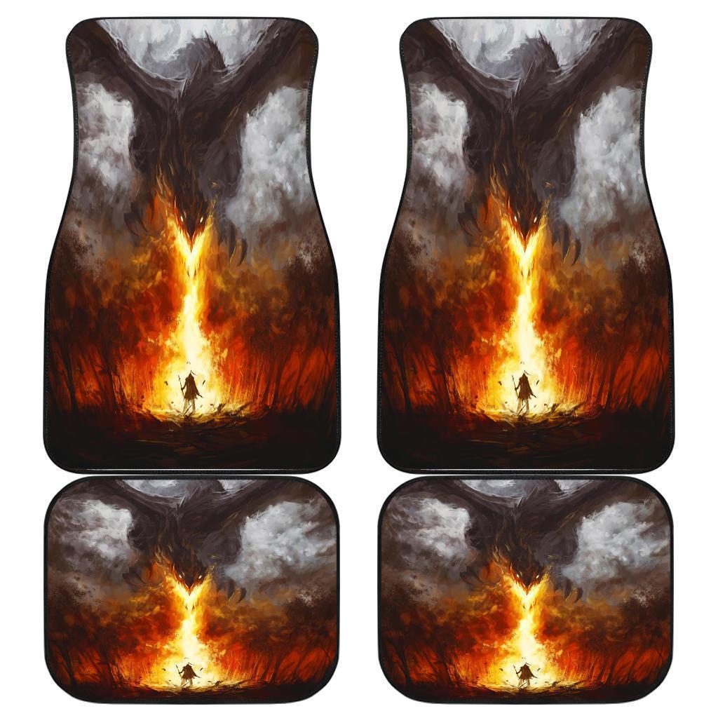 Dragons Fire Drake Element Car Floor Mats