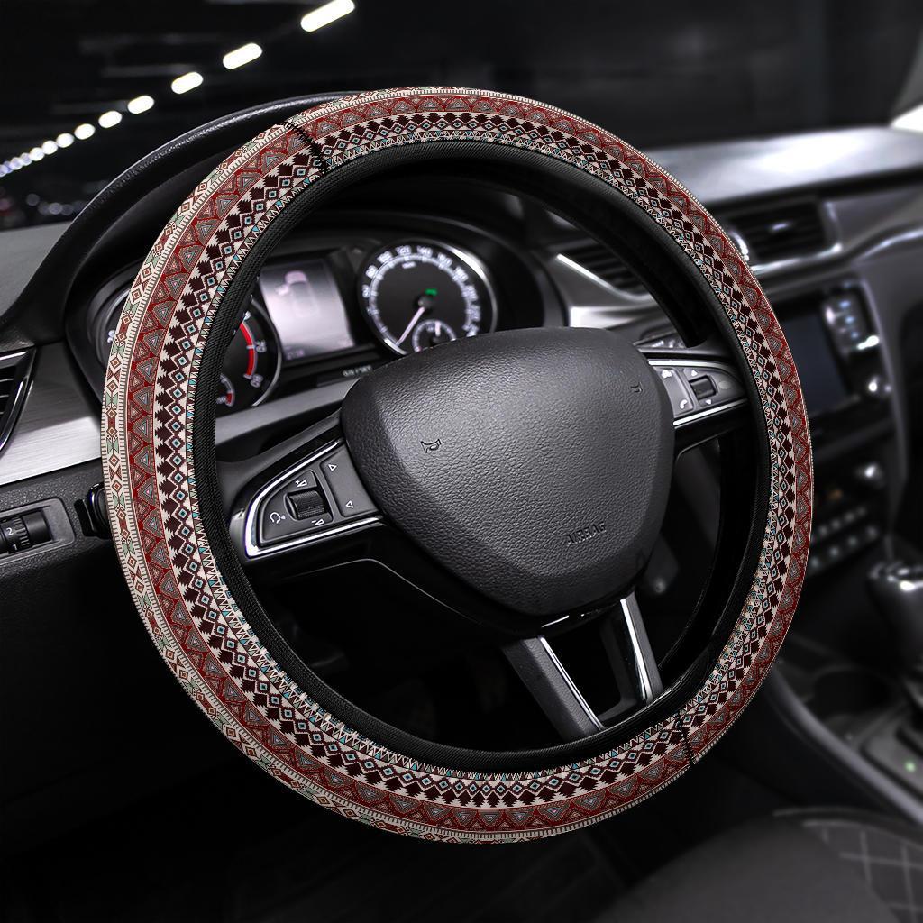 Dream Mandalas Pattern Premium Car Steering Wheel Cover