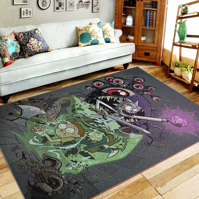 Dungeons & Dragons 8 Area Rug Home Decor Bedroom Living Room Decor