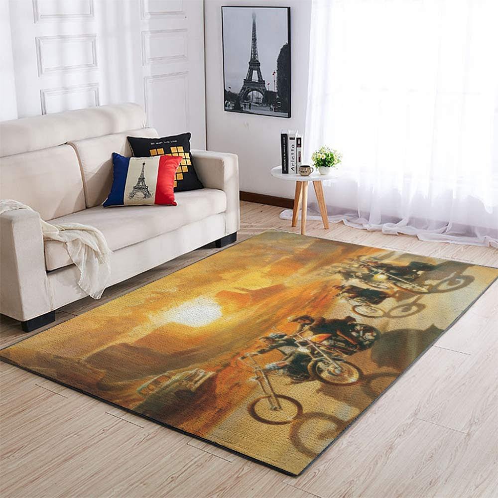 Easy Rider Area Rug Home Decor Bedroom Living Room Decor