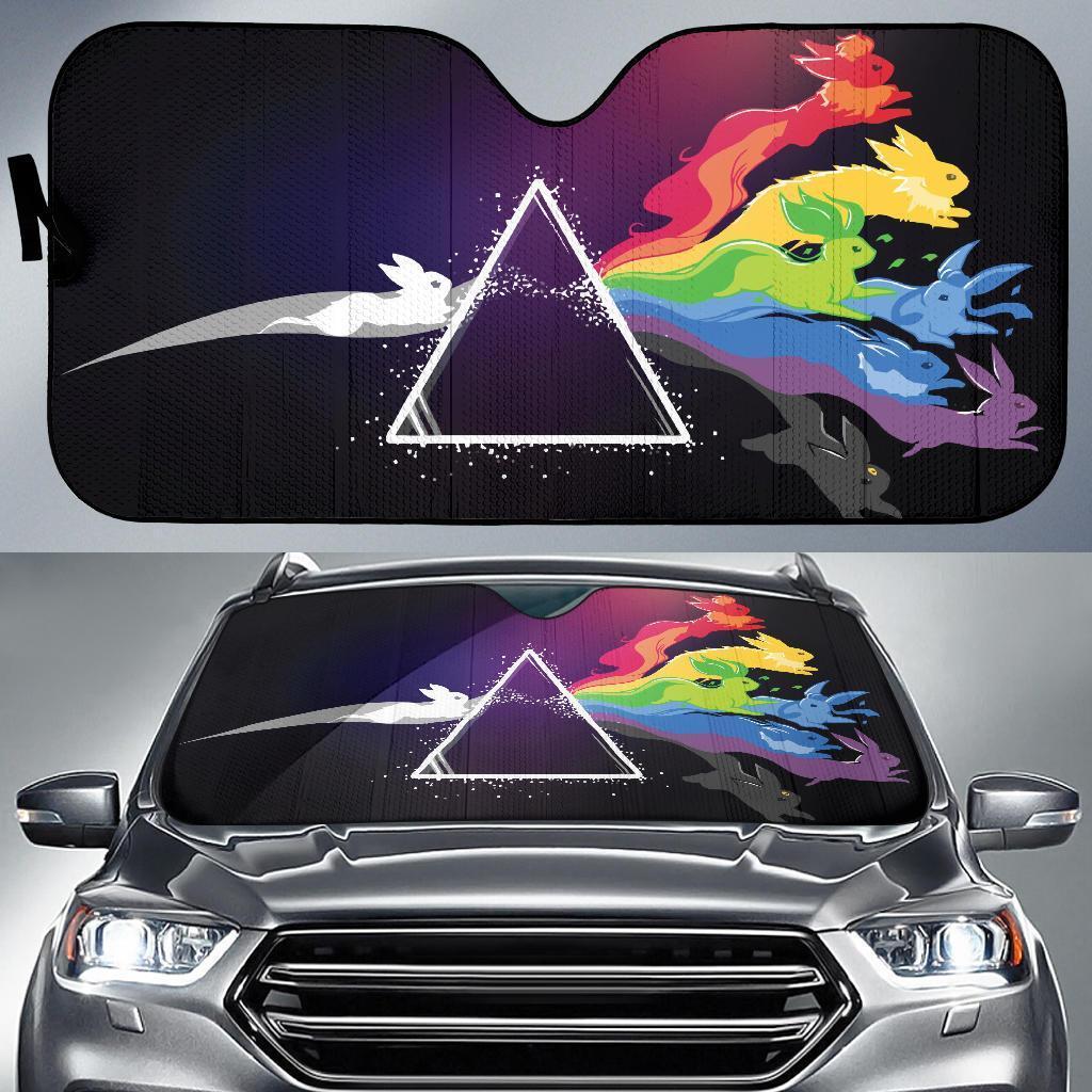 Eevee Pokemon Auto Sun Shades Amazing Best Gift Ideas 2022