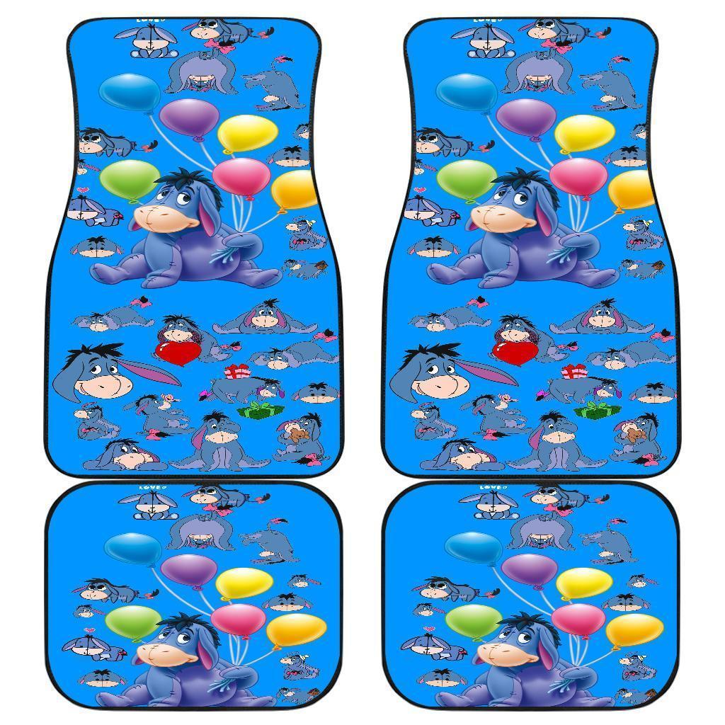 Eeyore Donkey Cartoon Car Floor Mats