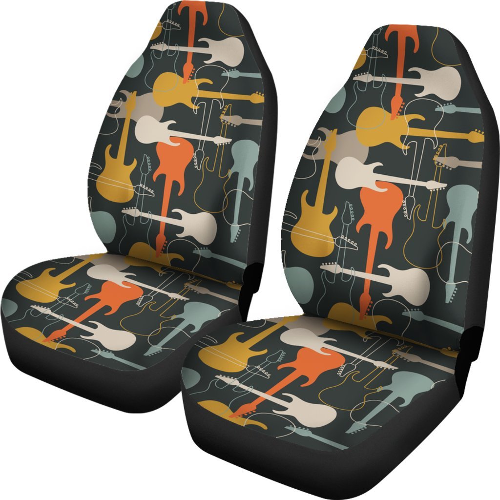 Electric Guitar Retro Car Seat Covers