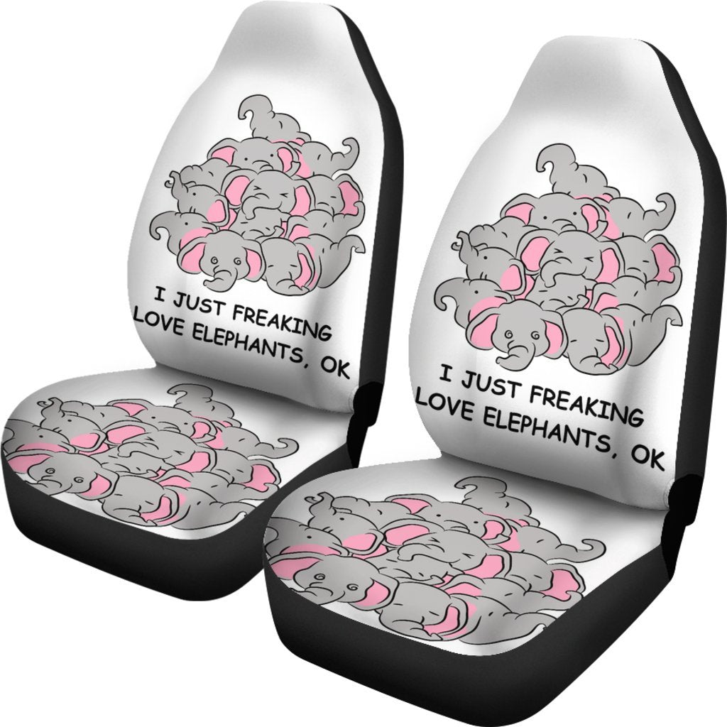 Elephant Love Car Seat Covers Amazing Best Gift Idea