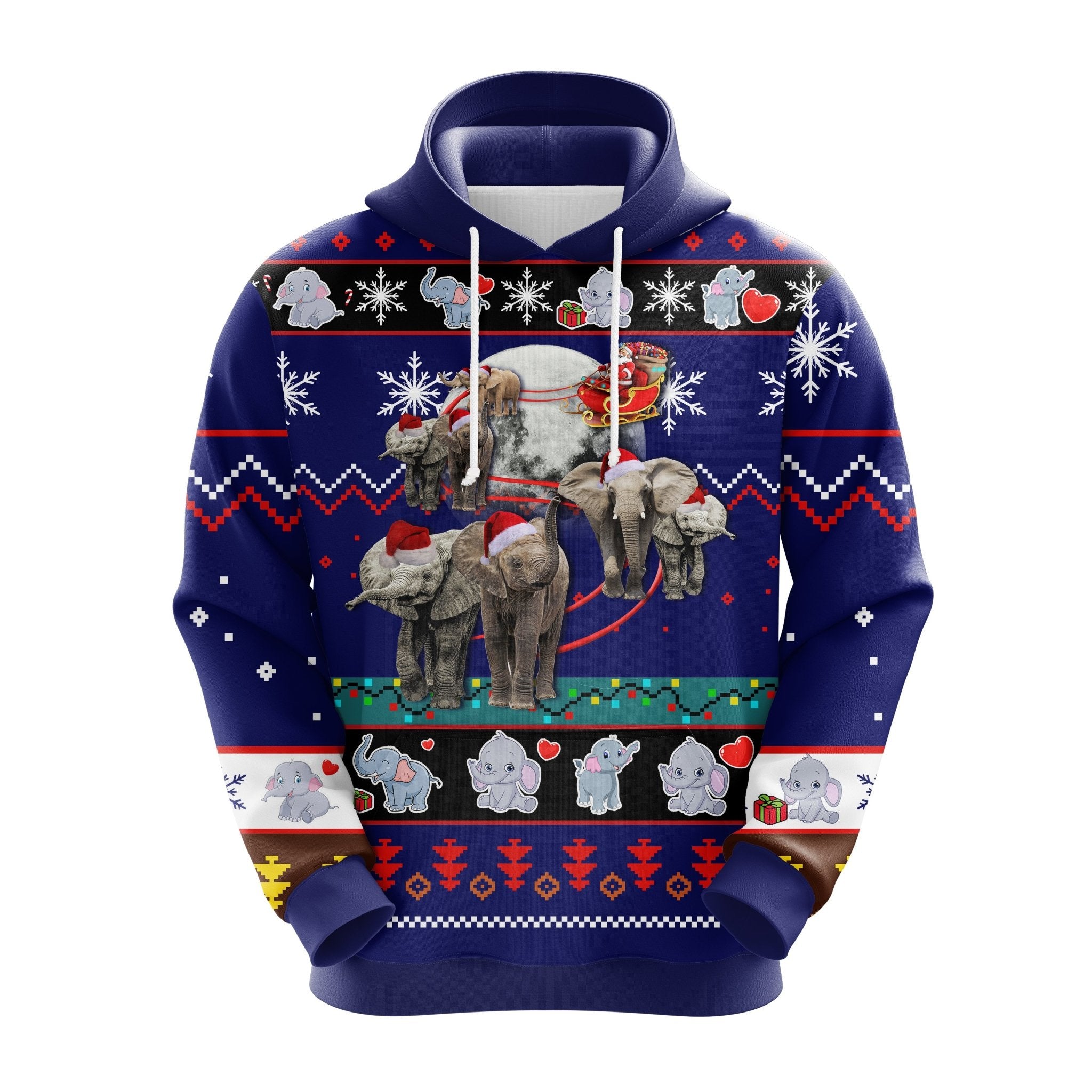 Elephent Christmas Noel Mc Ugly Hoodie Amazing Gift Idea Thanksgiving Gift