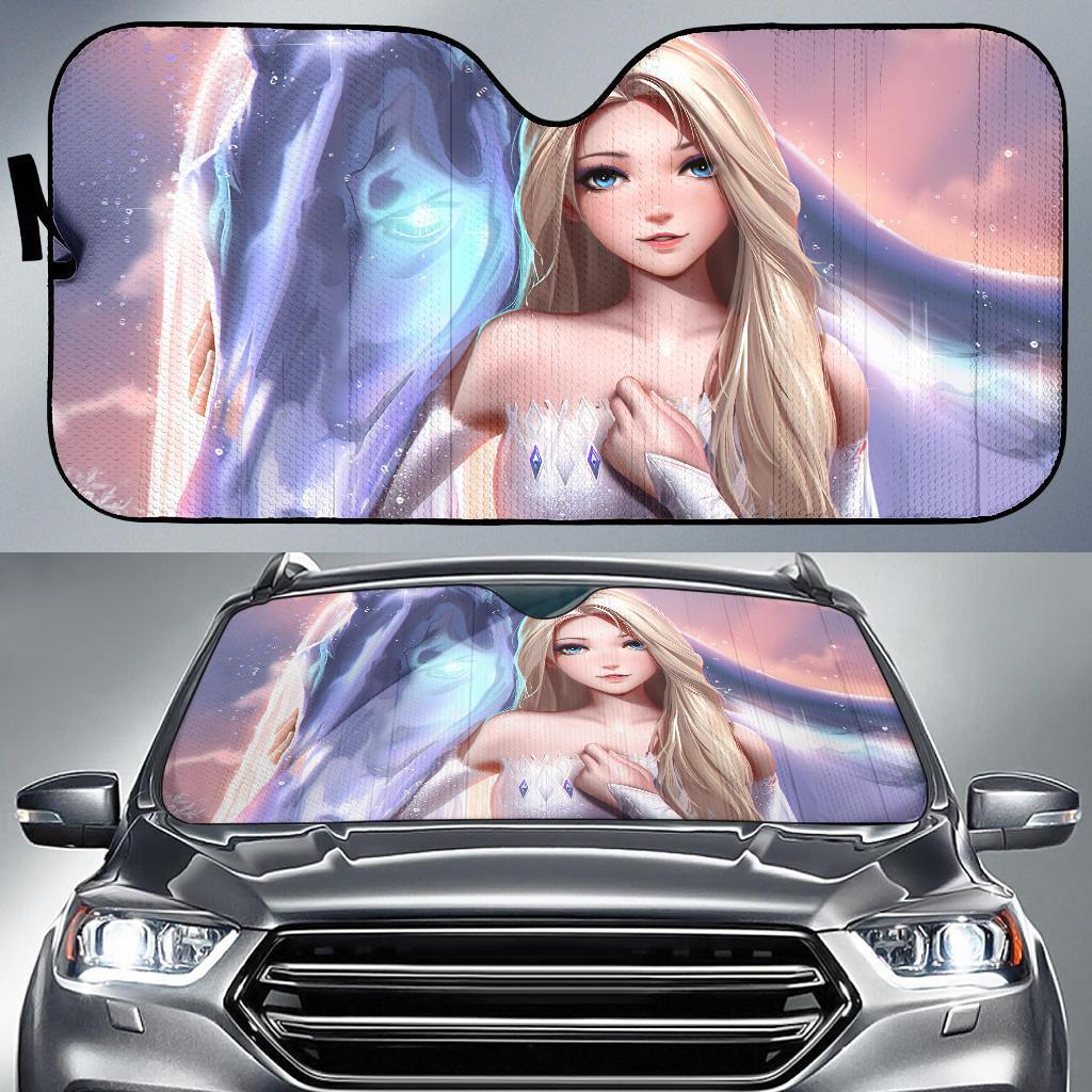 Elsa Frozen Anime Car Sunshades Gift Ideas 2022