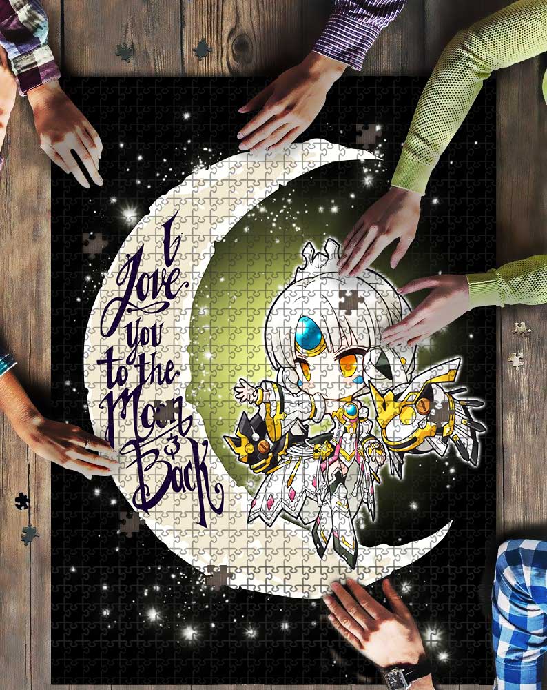 Elsword Love To The Moon Mock Jigsaw Puzzle Kid Toys