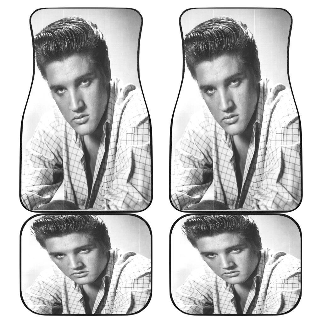 Elvis Famous In White Theme Car Floor Mats