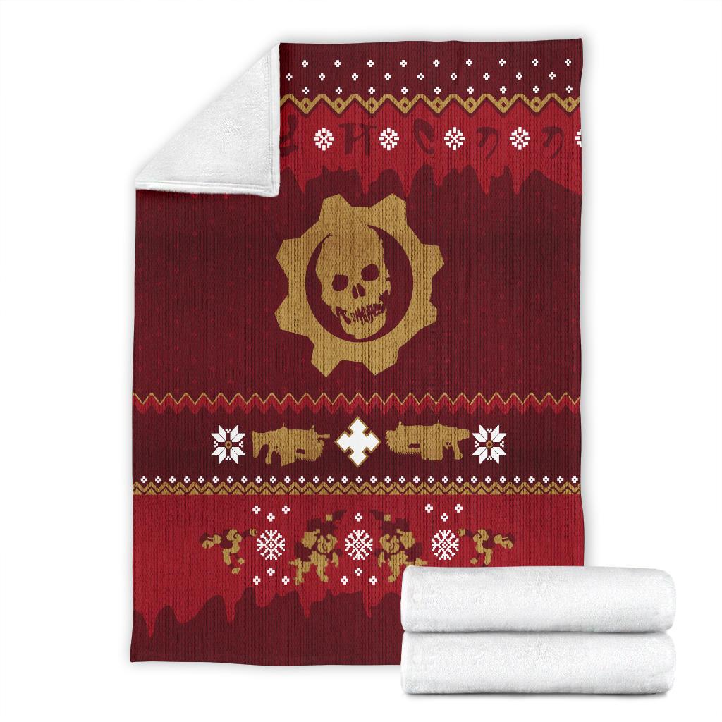 Empire Sign Ugly Christmas Custom Blanket Home Decor