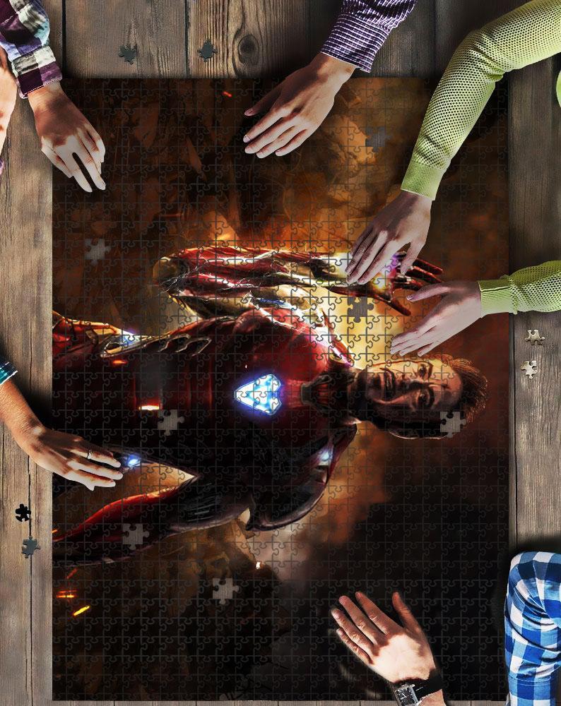 Endgame Iron Man Mock Jigsaw Puzzle Kid Toys
