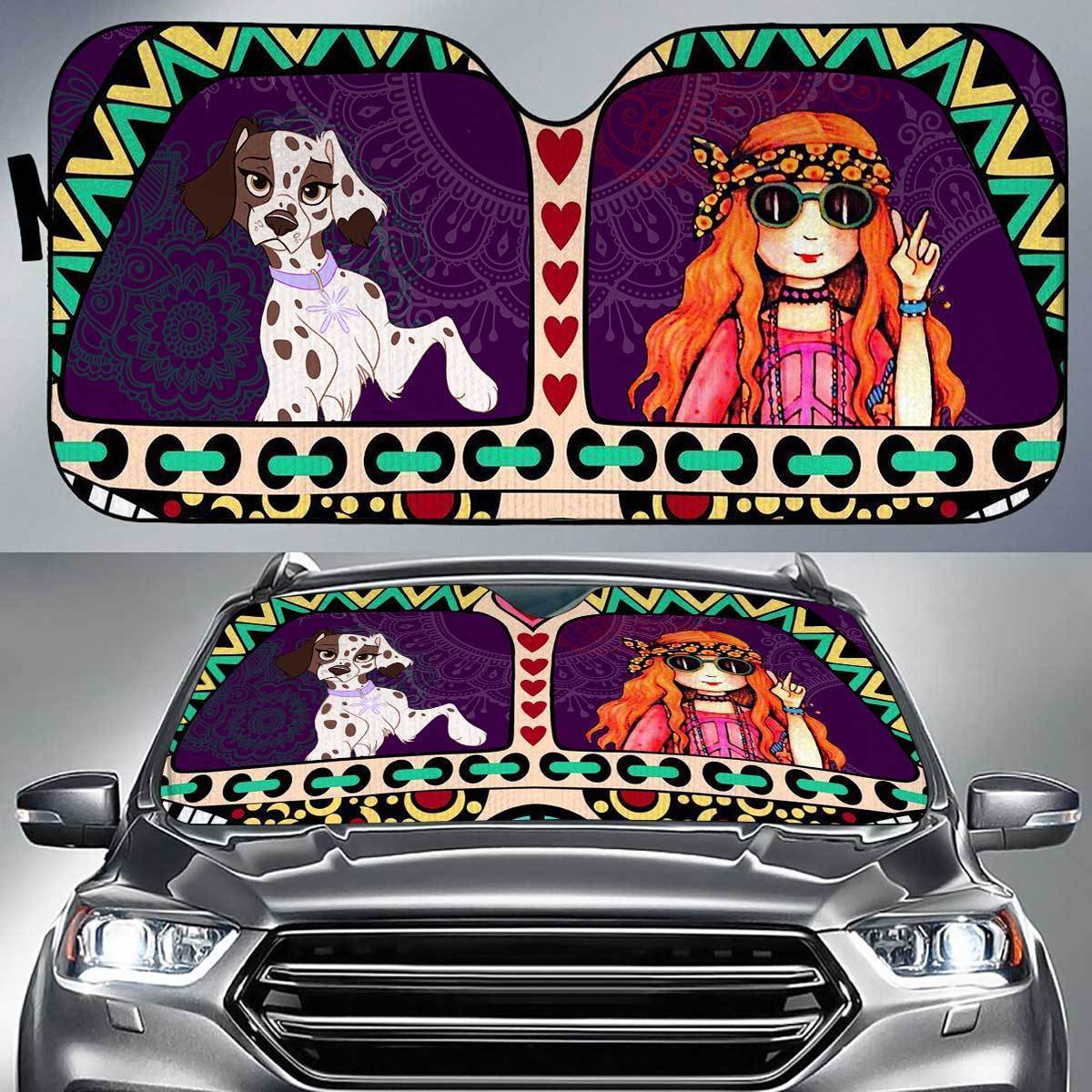 English Setter Peace Auto Sun Shade Gift Ideas 2021