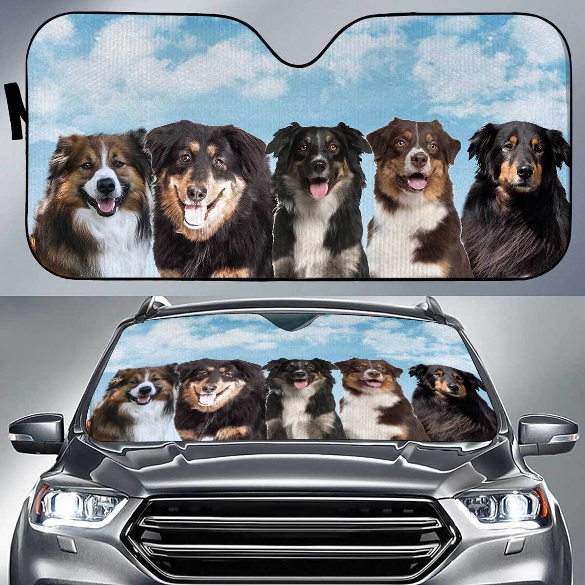 English Shepherd Funny Team Auto Sun Shade Gift Ideas 2022