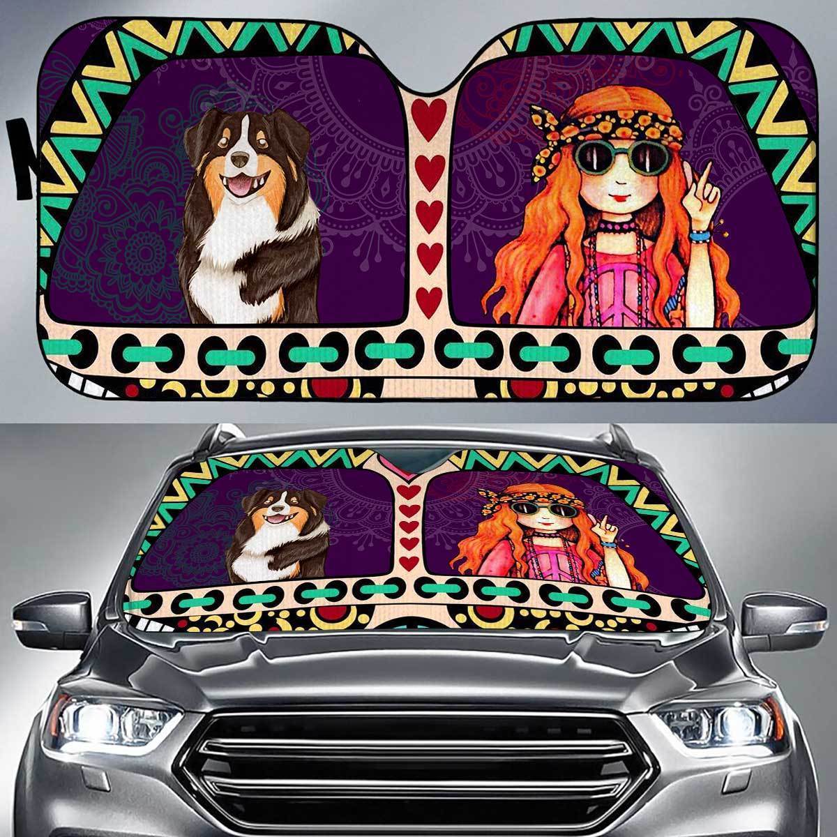 English Shepherd Peace Auto Sun Shade Gift Ideas 2022