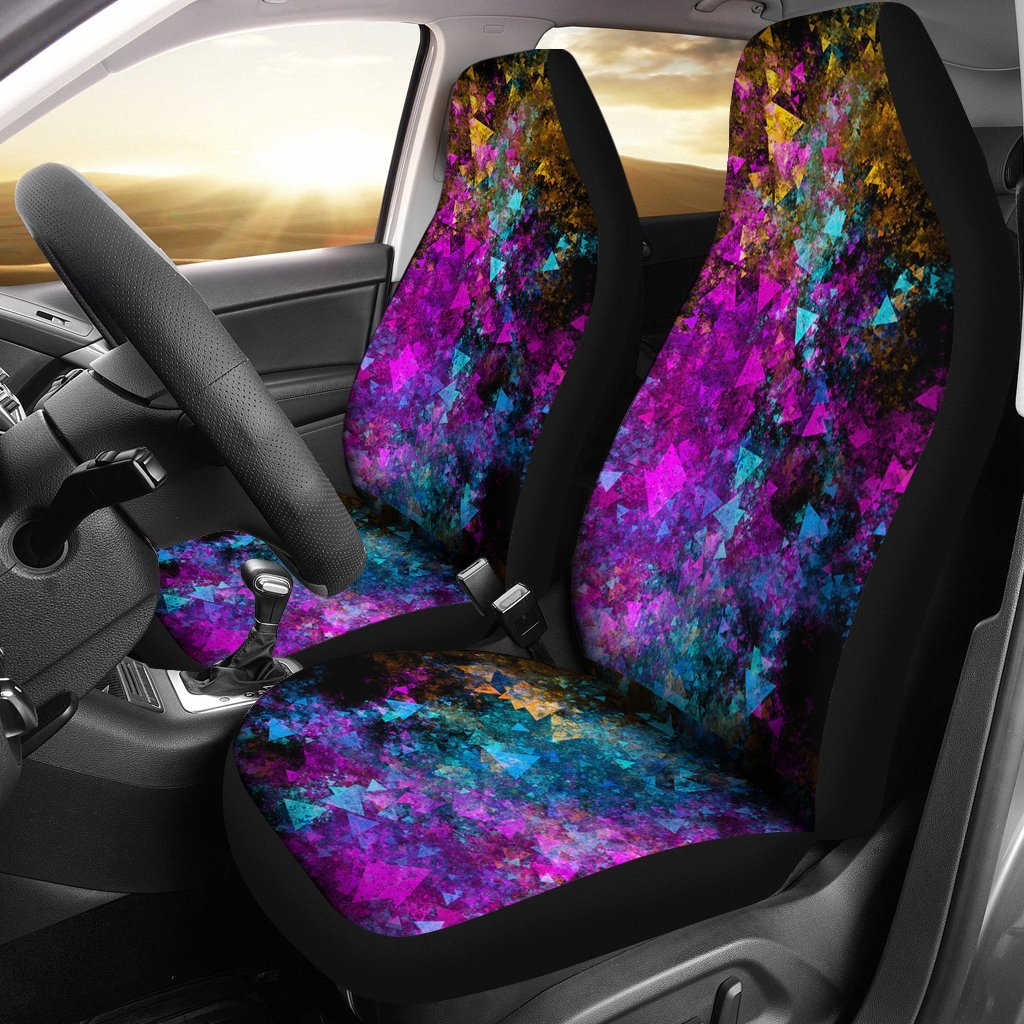 Enjoy Abstract Nightlife As Art Car Seat Covers