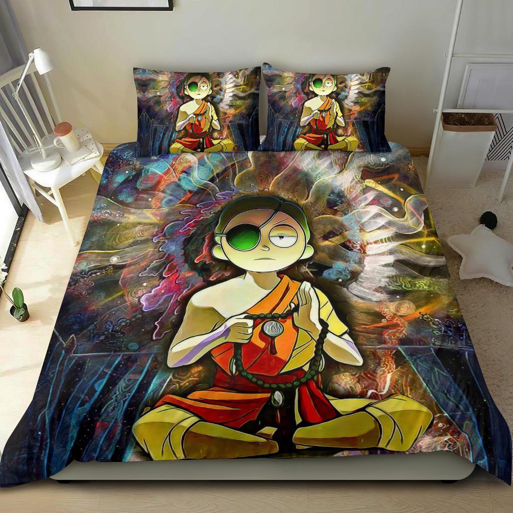 Enlightened Morty Bedding SetDuvet Cover And Pillowcase Set