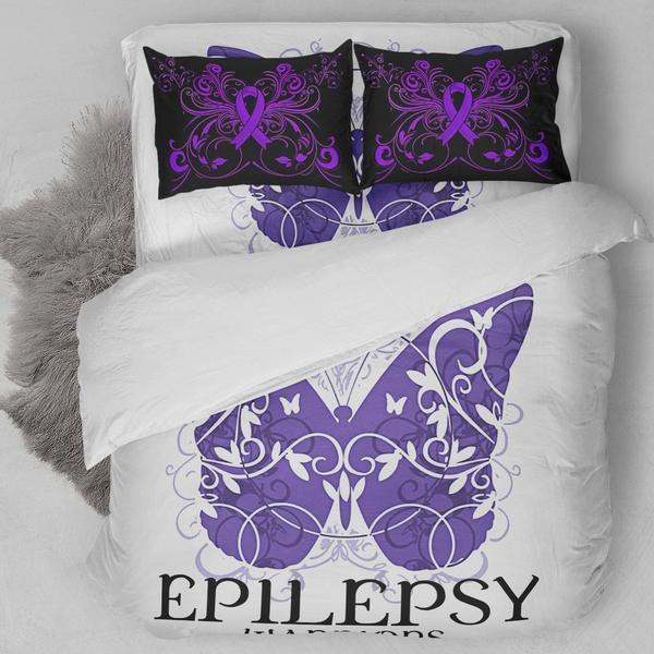 Epilepsy Warriors Bedding Set