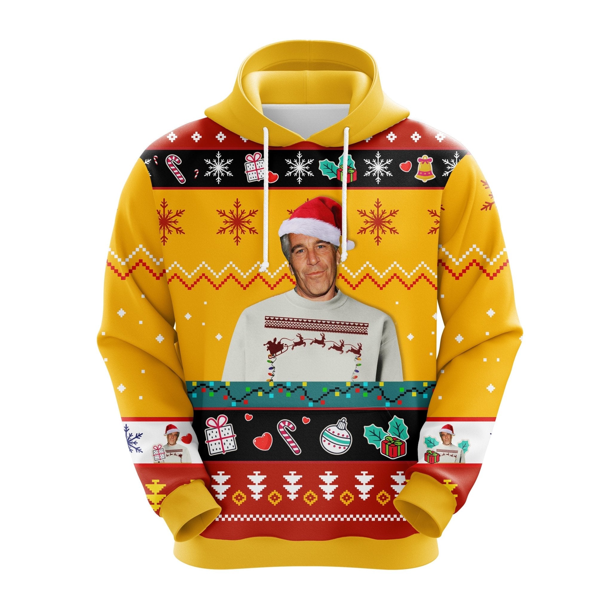 Epstein DidnÛªt Kill Himself Christmas Cute Noel Mc Ugly Hoodie Amazing Gift Idea Thanksgiving Gift