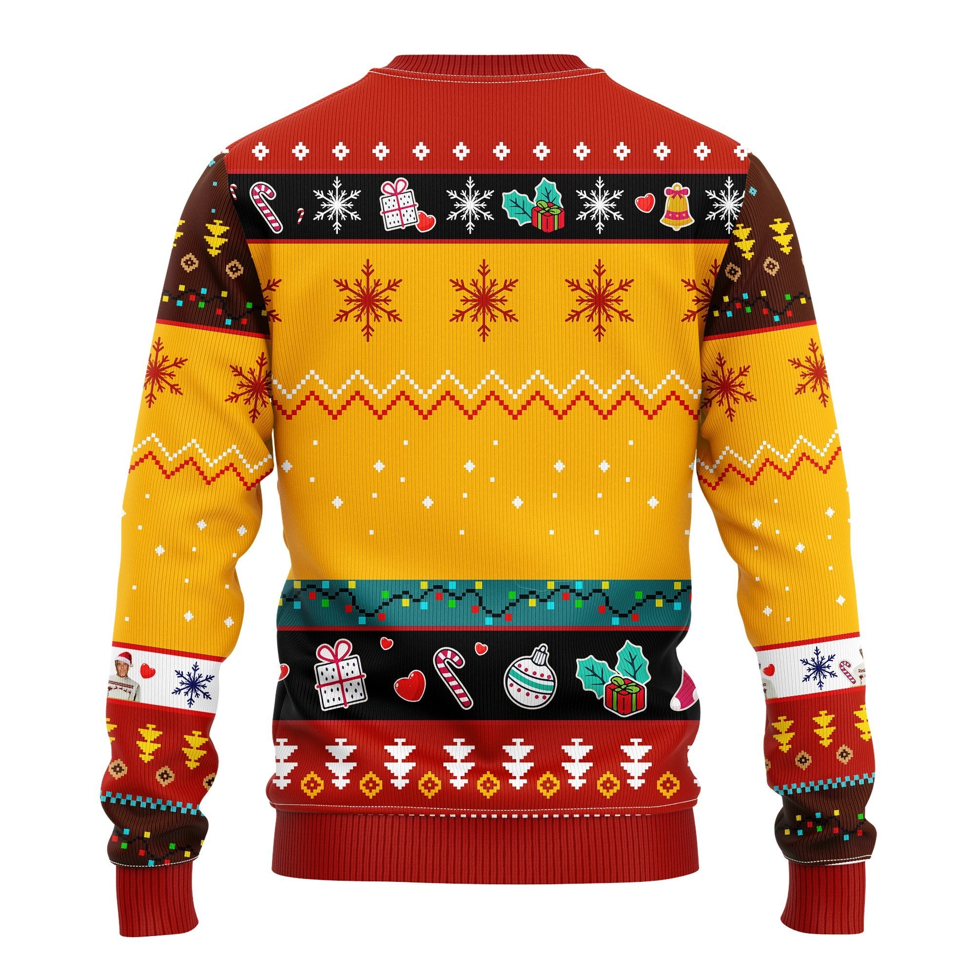 Epstein Ugly Christmas Sweater Red Yellow 1 Amazing Gift Idea Thanksgiving Gift